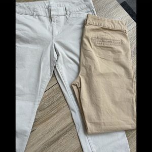 2 pairs of old navy pixie pants size 8